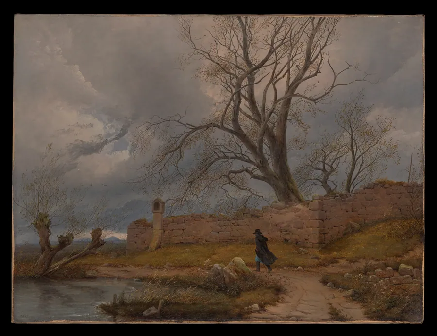 Wanderer in the Storm by Julius von Leypold