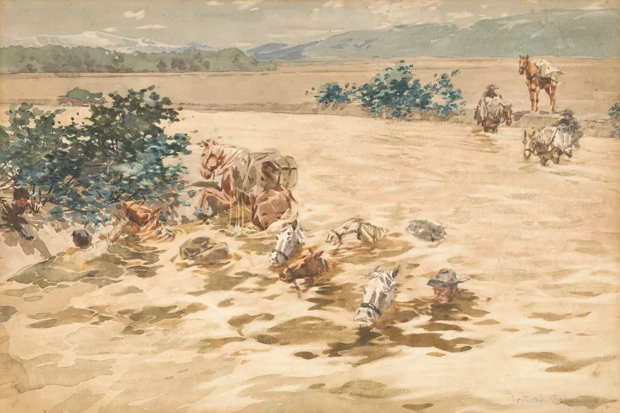 British Columbia by Russell W. Porter, born Springfield, VT 1871-died Pasadena, CA 1949