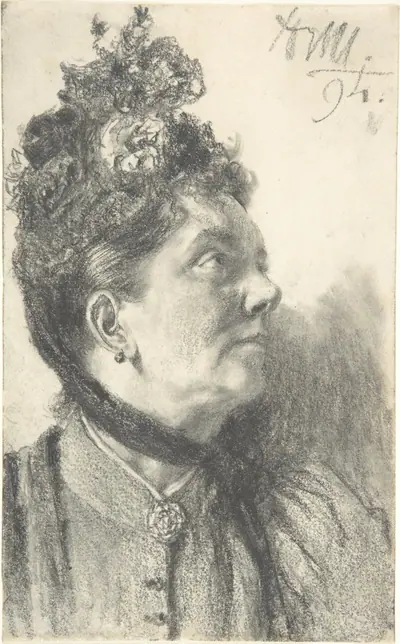 Woman with a Crushed Velvet Hat
