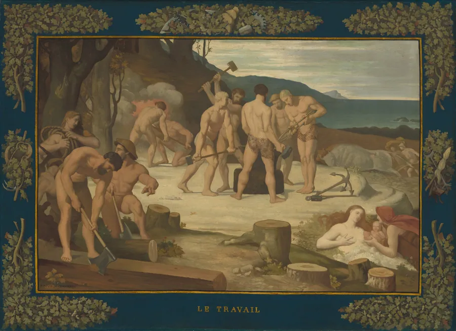 Work by Pierre Puvis de Chavannes