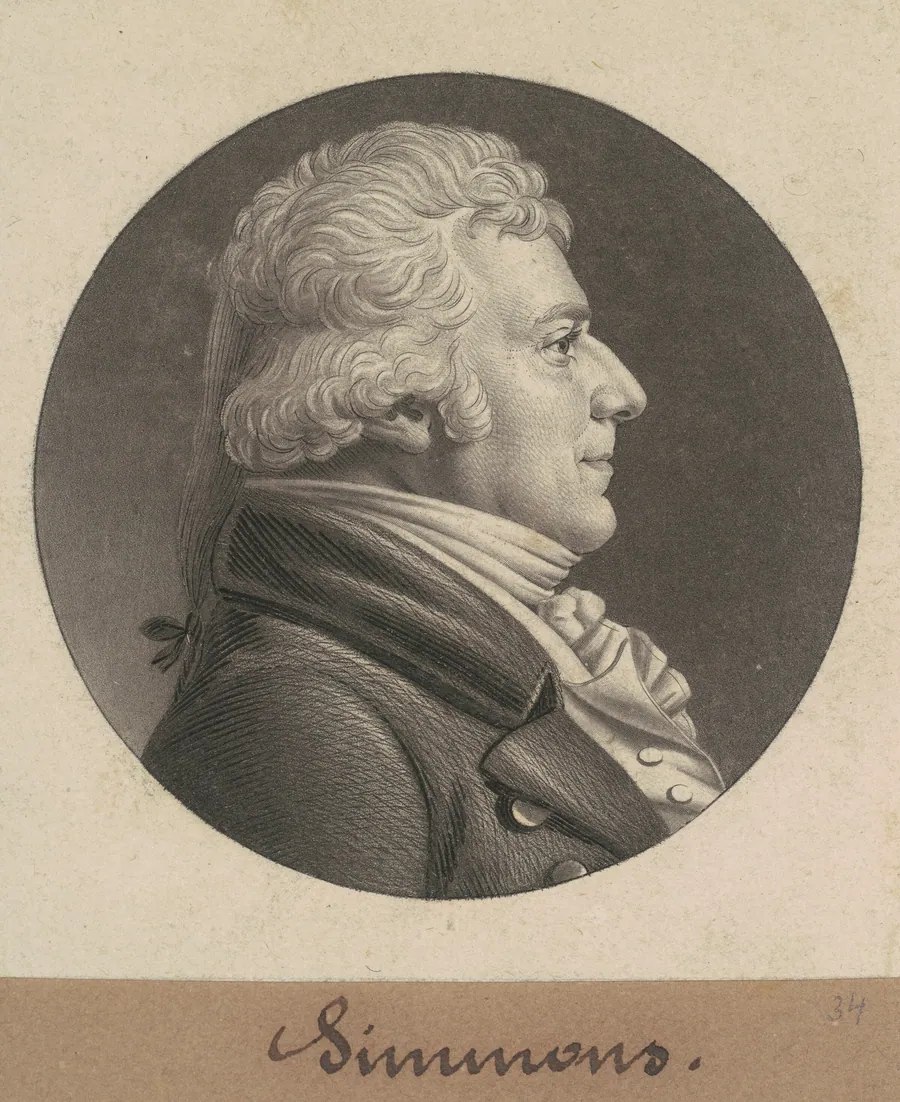 Simmons by Charles B. J. Févret de Saint-Mémin