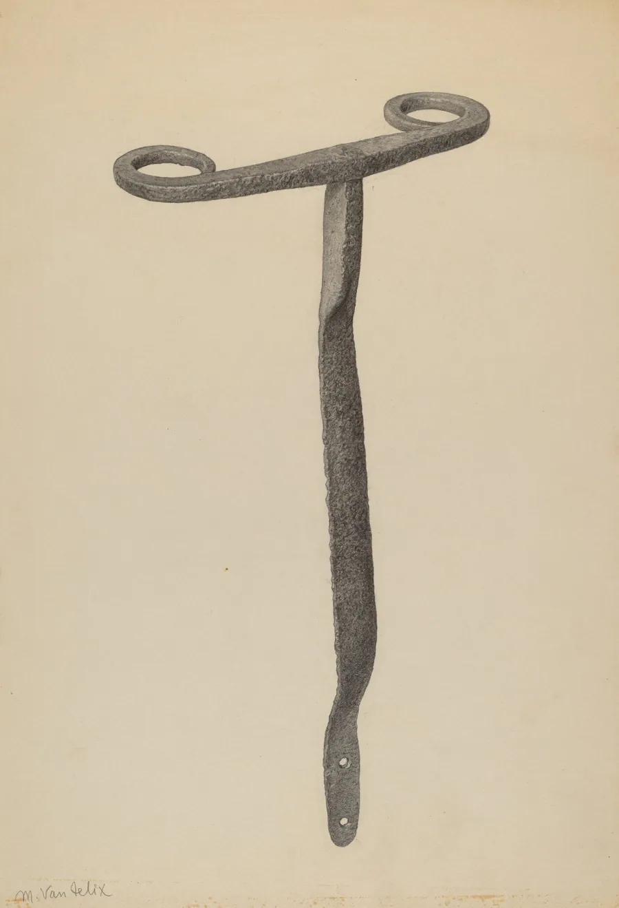 Latch for Double Swing Gate by Maurice Van Felix