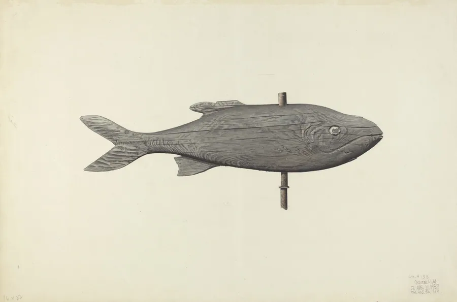 Fish Weather Vane by Michael Riccitelli