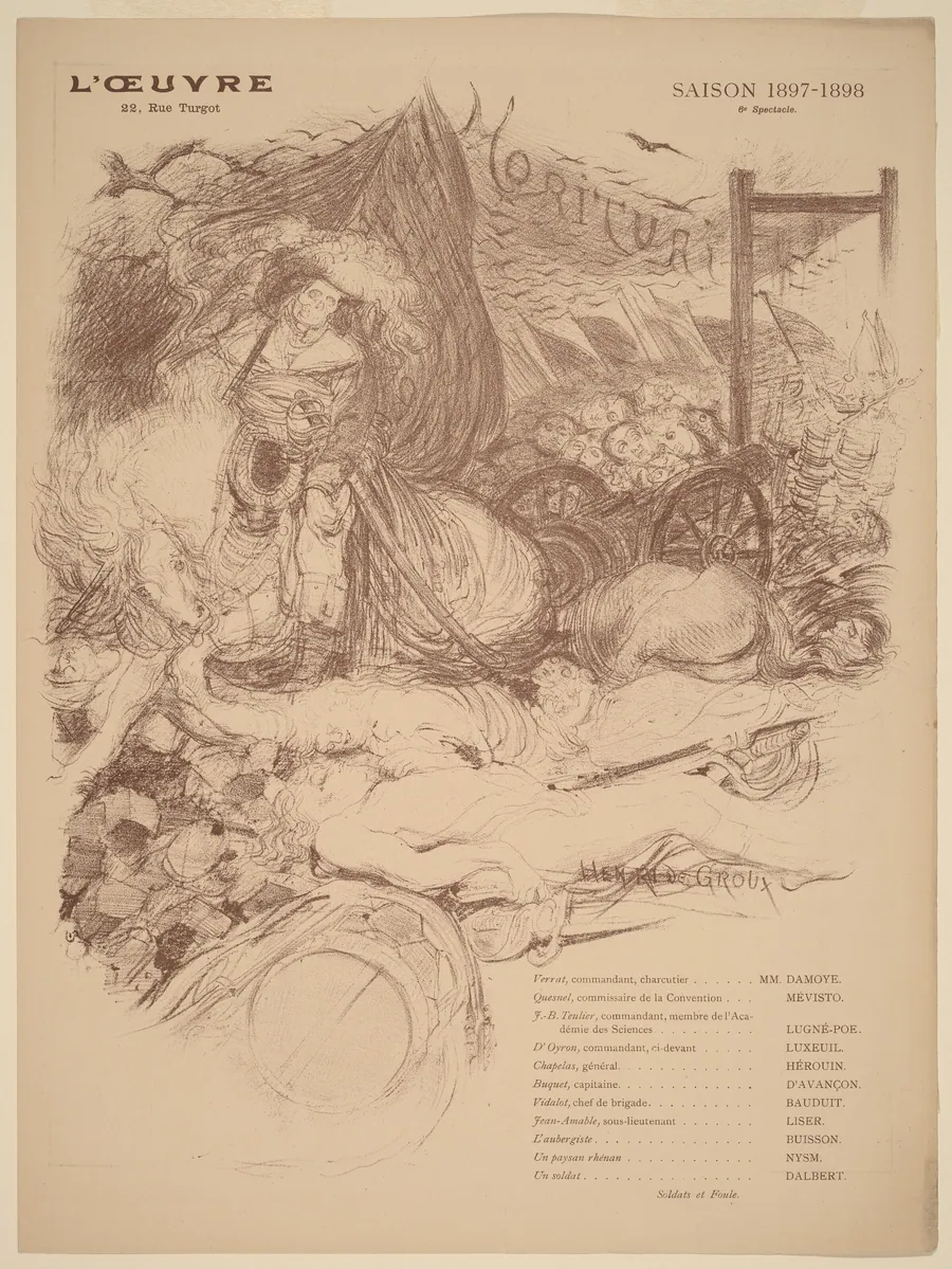 Morituri by Henri de Groux