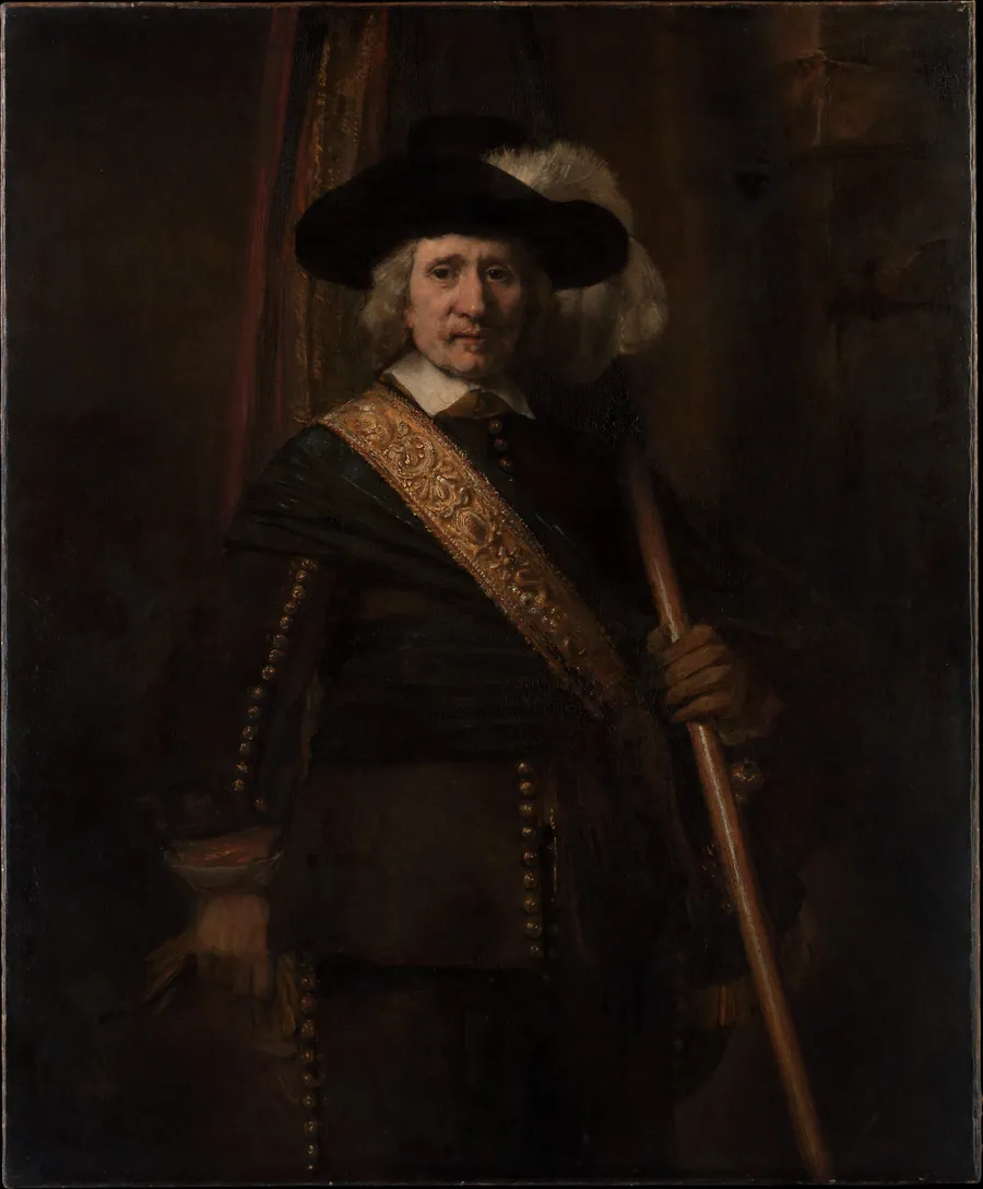 The Standard Bearer (Floris Soop, 1604–1657) by Rembrandt (Rembrandt van Rijn)