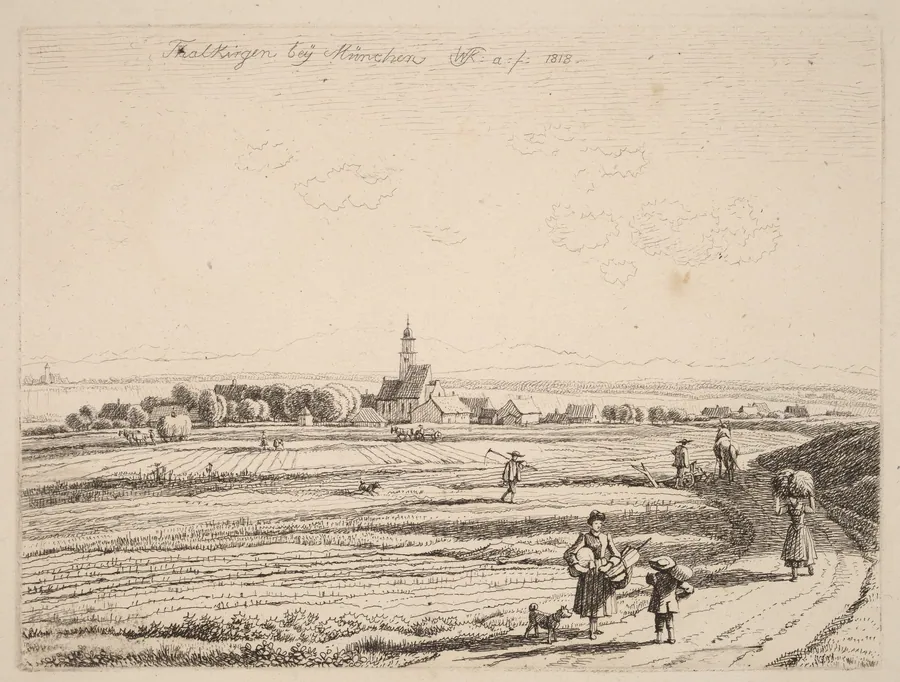 Thalkirchen by Wilhelm von Kobell