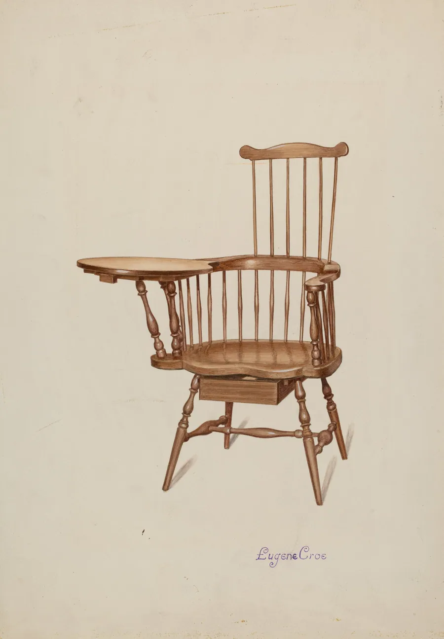 Windsor Desk Armchair by Eugene Croe