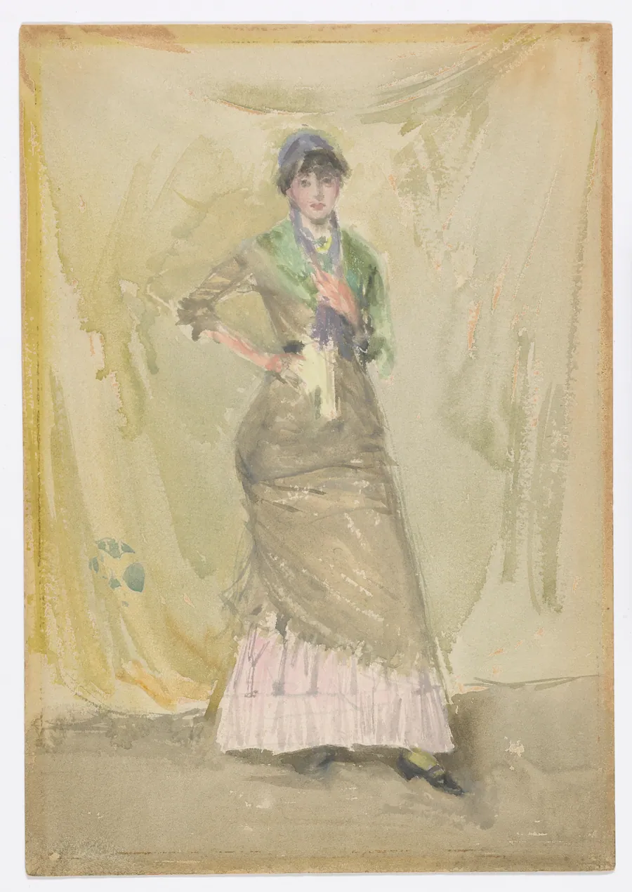 A Note in Green by James McNeill Whistler (1834-1903)