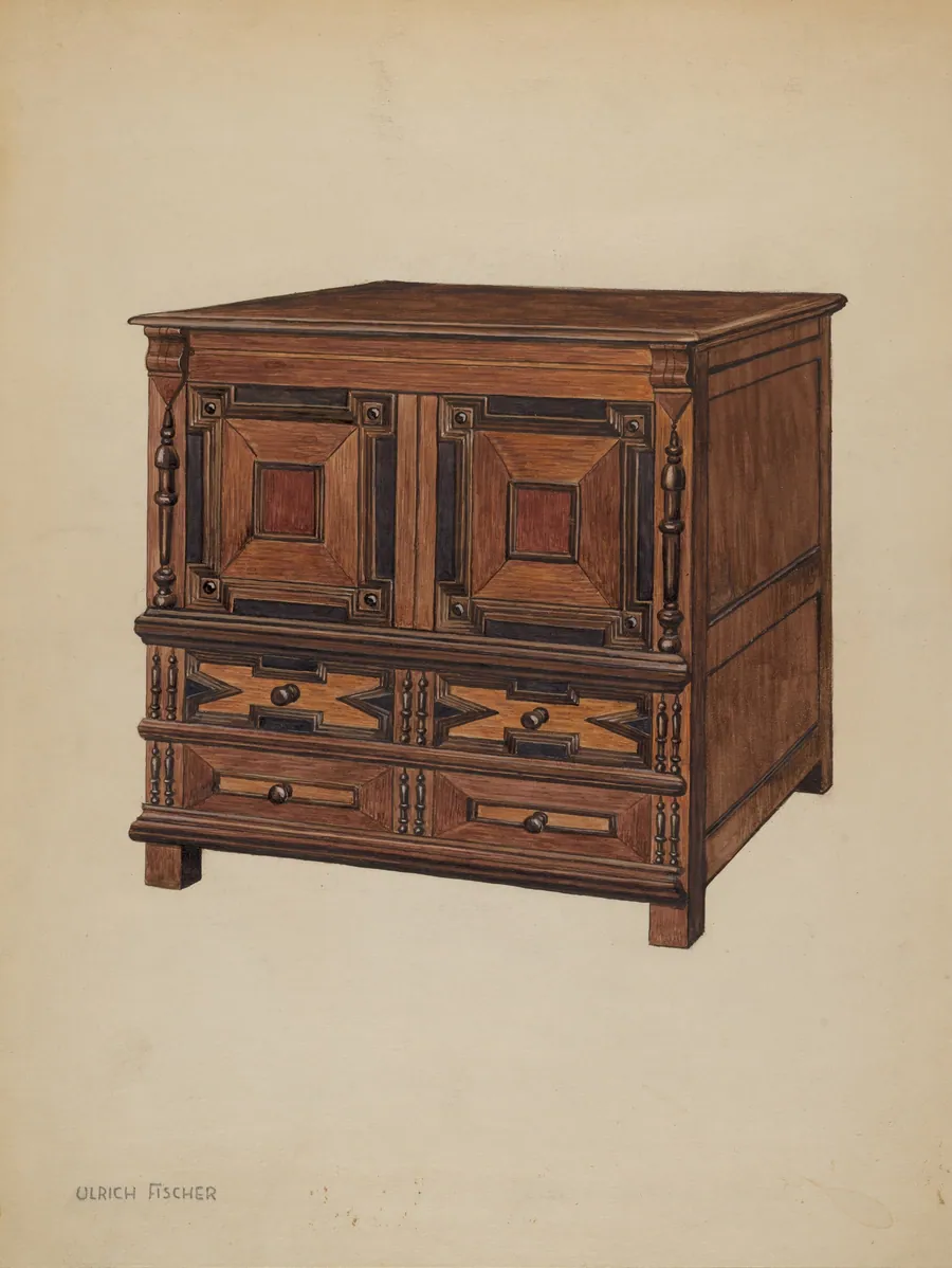 Chest with Drawers by Ulrich Fischer