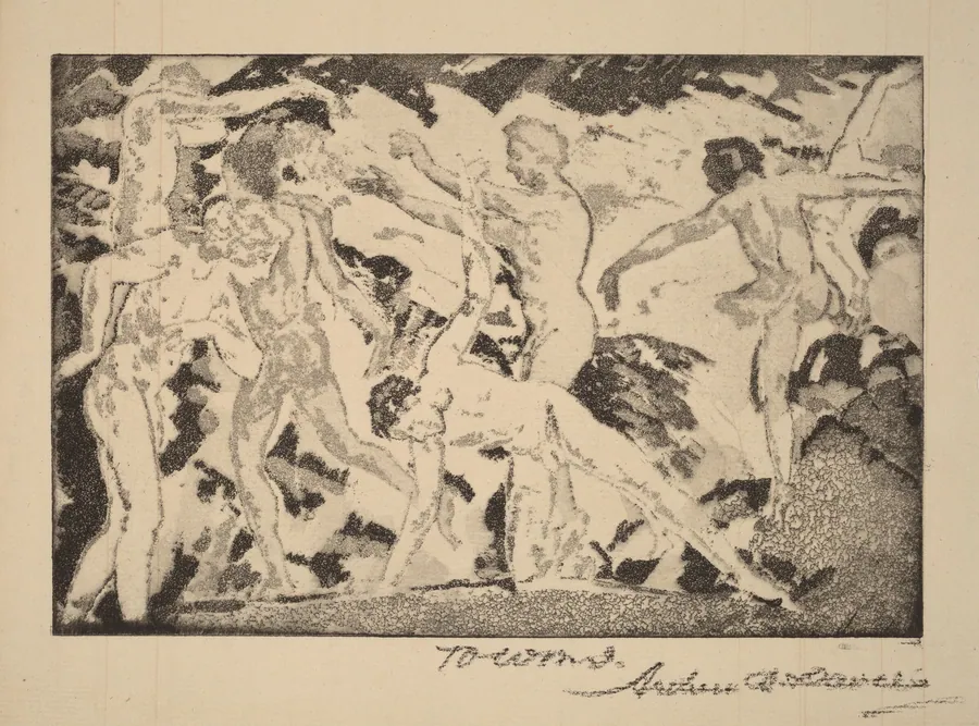 By the Caliban by Arthur B. Davies
