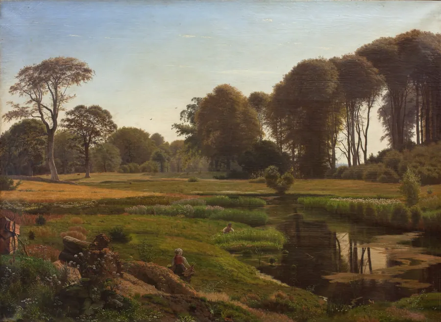 En sommerdag. Motiv fra Horneland ved Fåborg by Vilhelm Kyhn