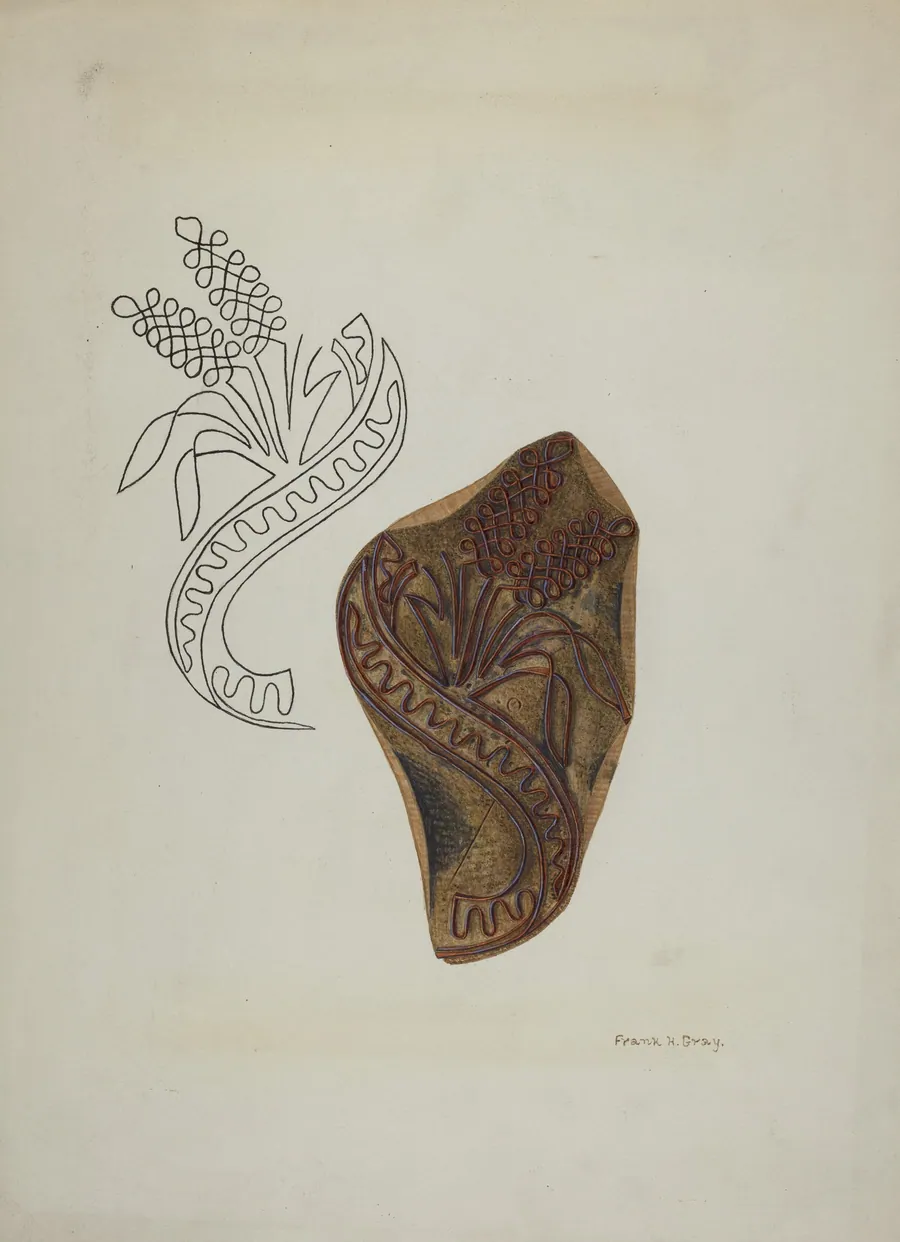 Calico Printing Blocks by Frank Gray