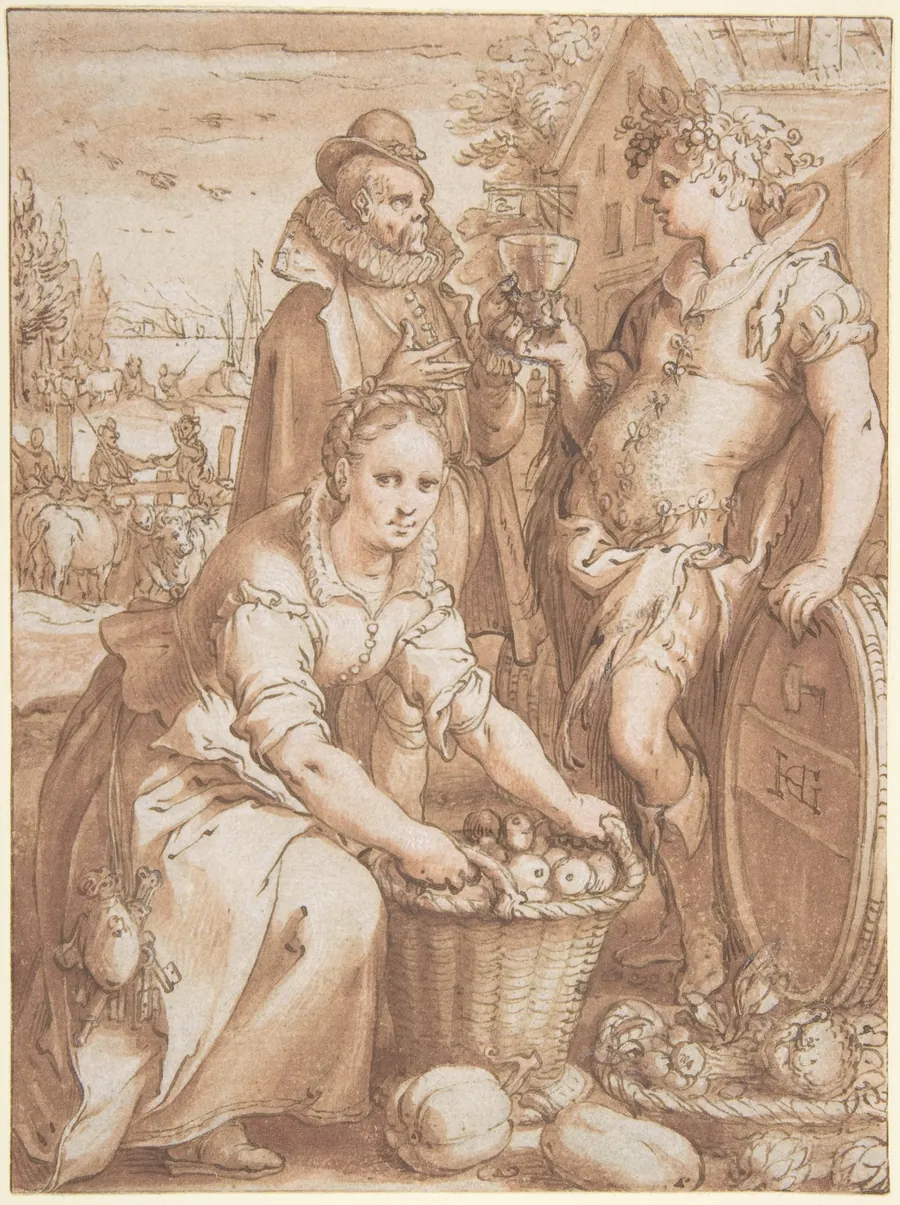 Autumn; Study for an Engraving by Hendrick Goltzius