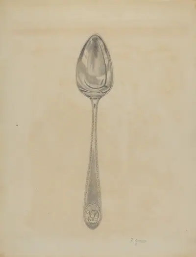 Silver Soup Spoon