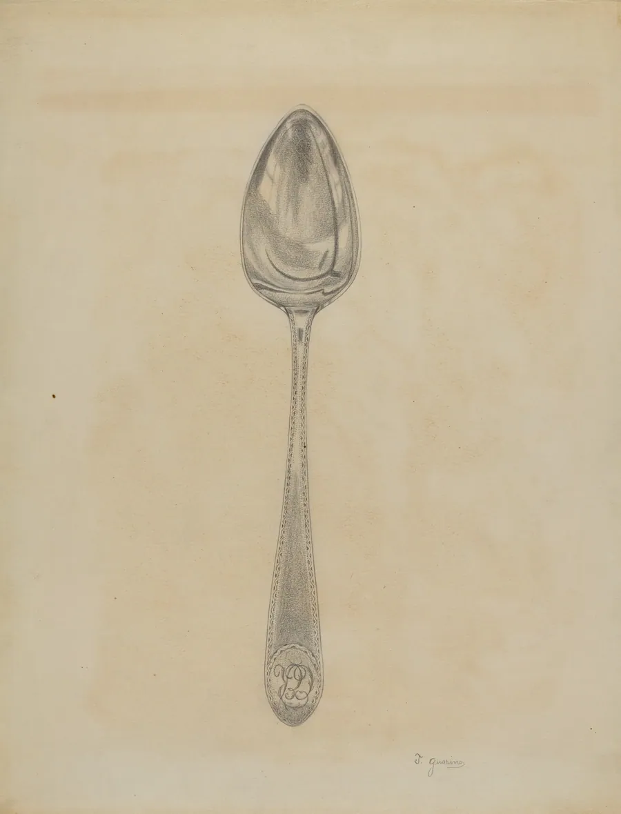 Silver Soup Spoon by Joseph Guarino