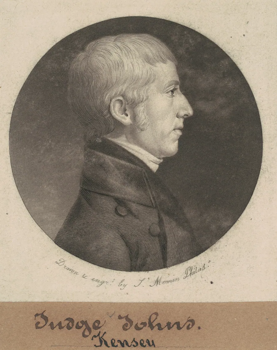 Kensey Johns by Charles B. J. Févret de Saint-Mémin