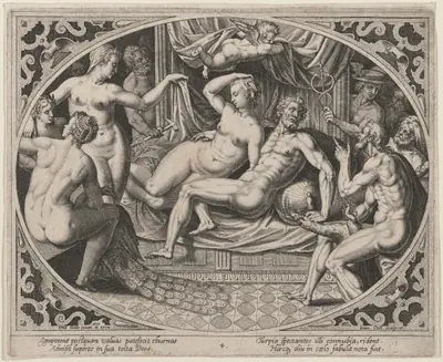 Mars and Venus Caught by the Gods