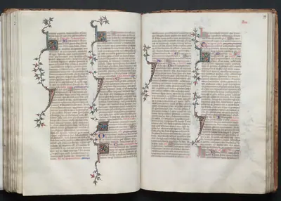The Gotha Missal: Fol. 98v, Text