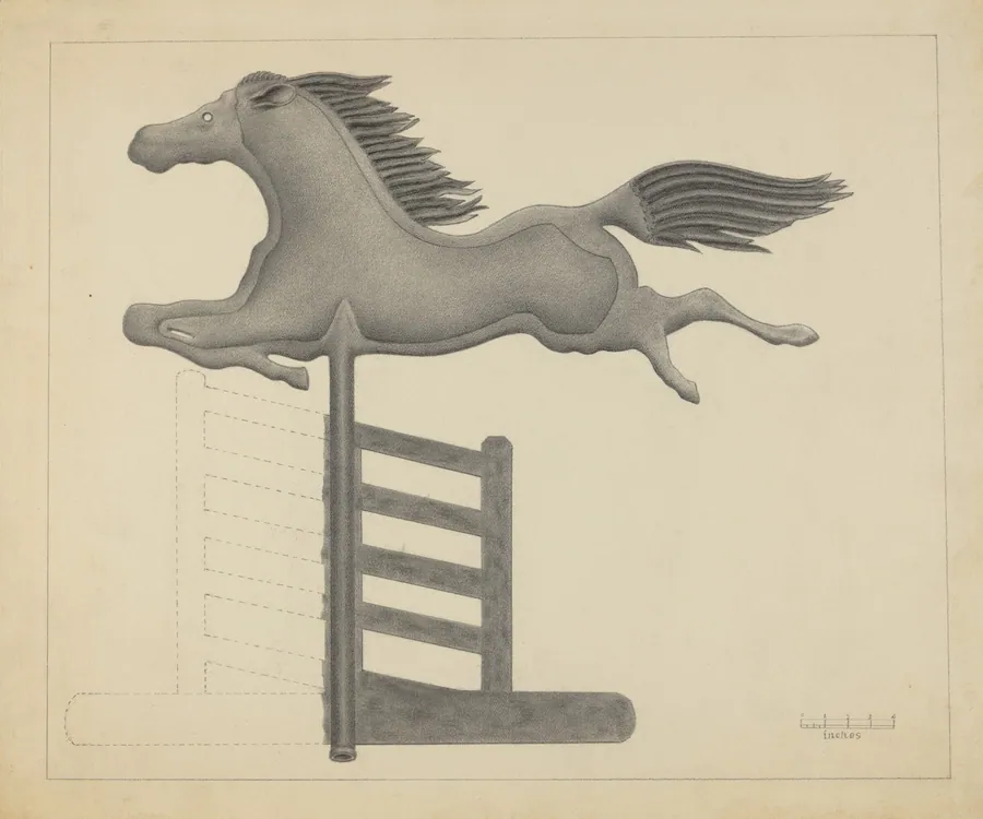 Horse Weather Vane by Filippo Porreca