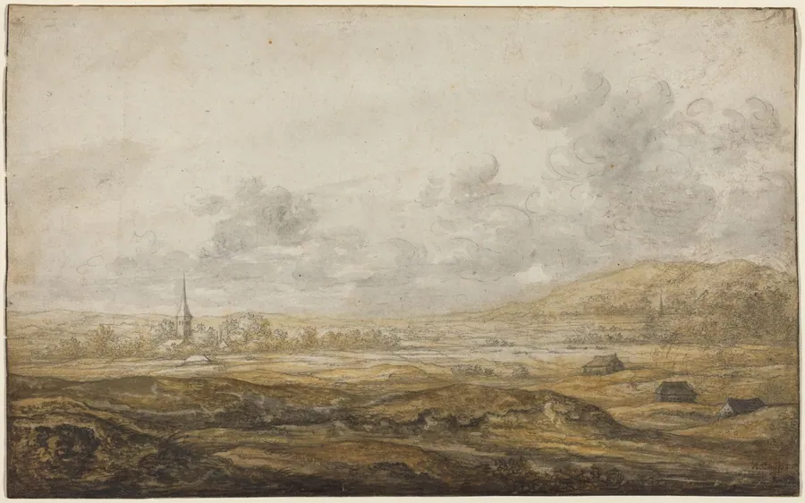 Panoramic Landscape along the Rhine by Aelbert Cuyp