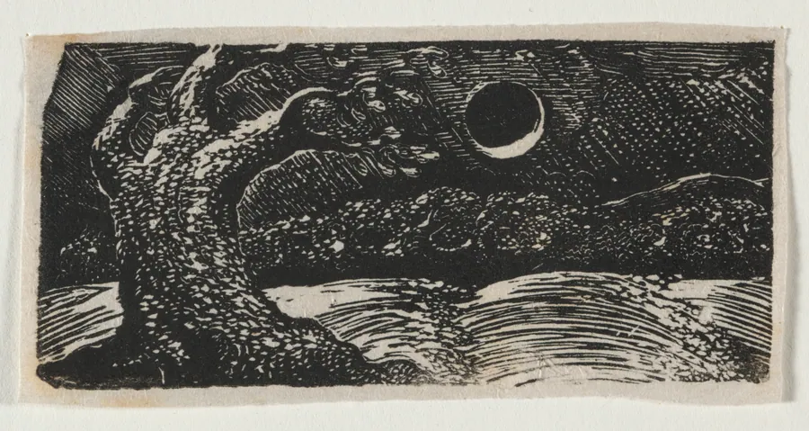 The Pastorals of Virgil, Eclogue I:  The Blasted Tree by William Blake