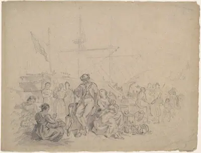 Dockside Scene