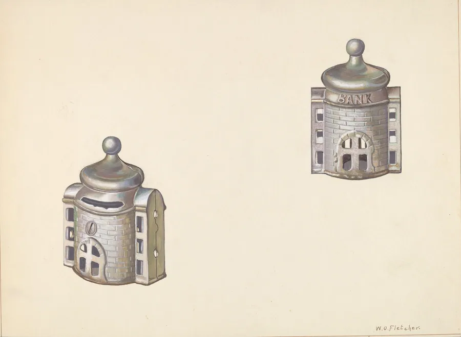 Byzantine Dome Coin Bank by William O. Fletcher
