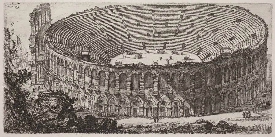 Anfiteatro di Verona by Giovanni Battista Piranesi