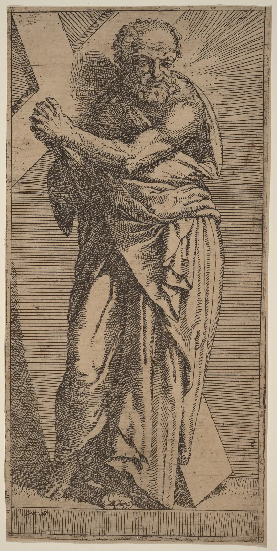 Saint Andrew by Bartolomeo Passarotti