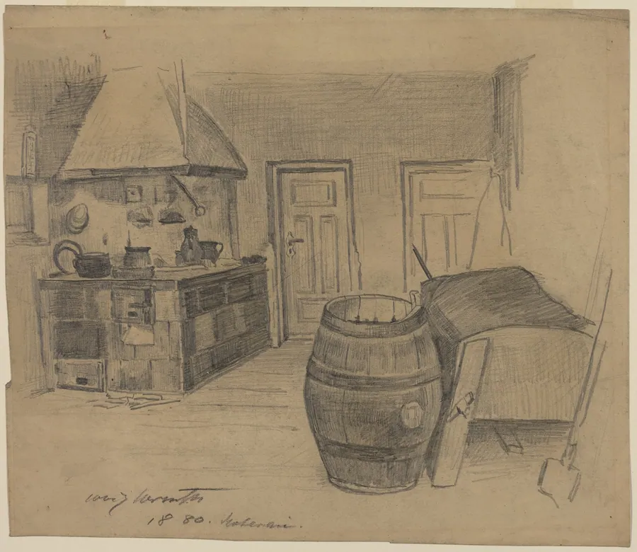 Interior by Lovis Corinth