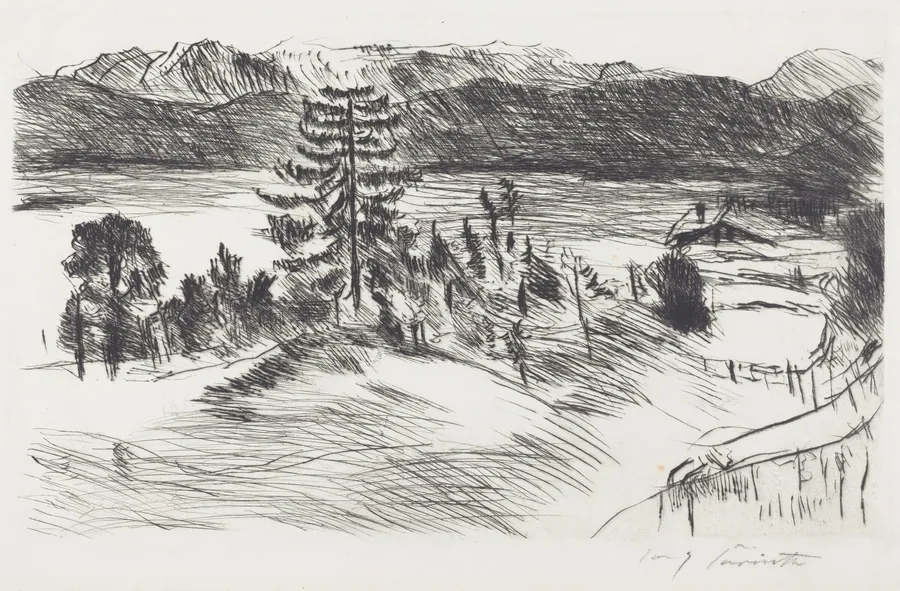 Grosse Walchenseelandschaft (Large Walchen Sea Landscape) by Lovis Corinth