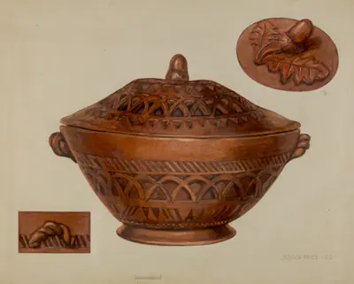 Pa. German Earthenware Bowl
