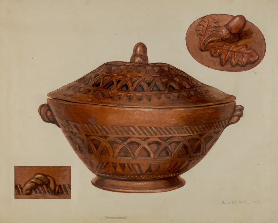 Pa. German Earthenware Bowl by Jessica Price