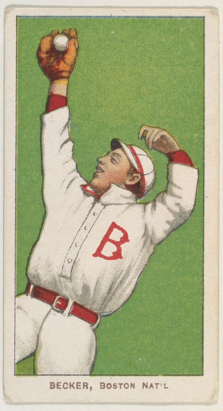 Becker, Boston, National League, from the White Border series (T206) for the American Tobacco Company by American Tobacco Company