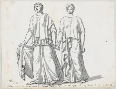 Two of the Three Graces, from San Giovanni Laterano