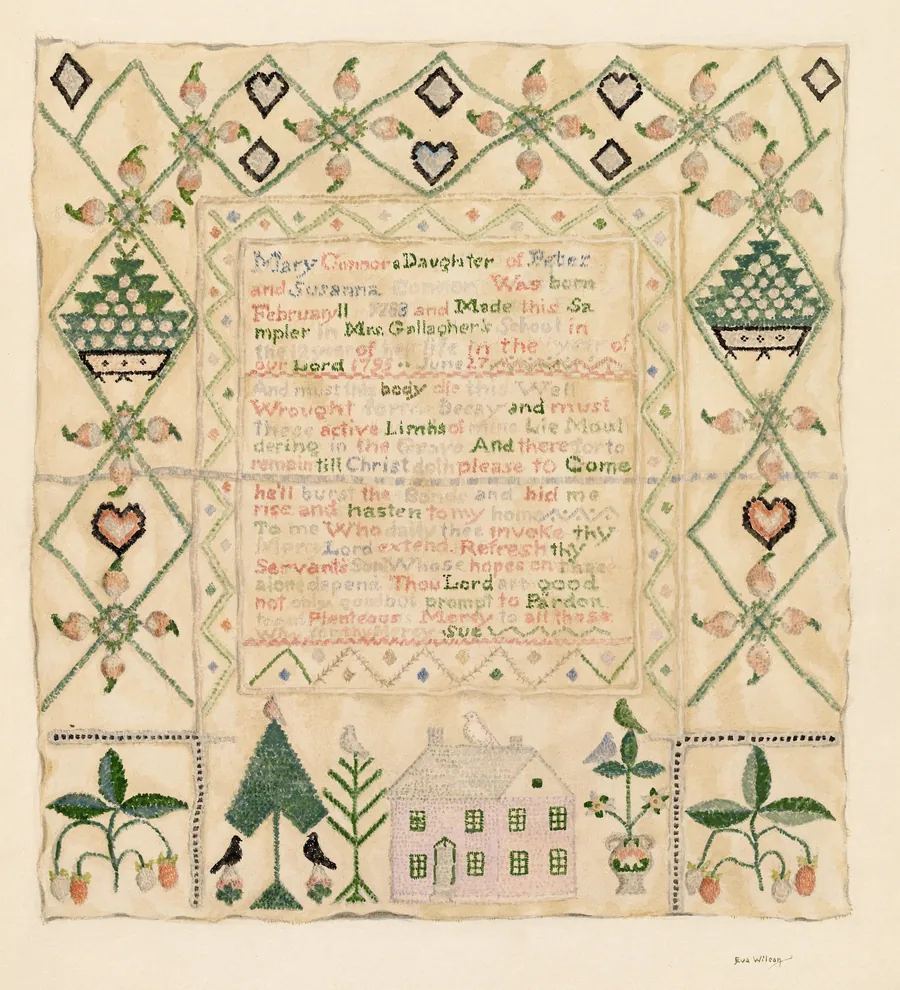 Sampler by Eva Wilson