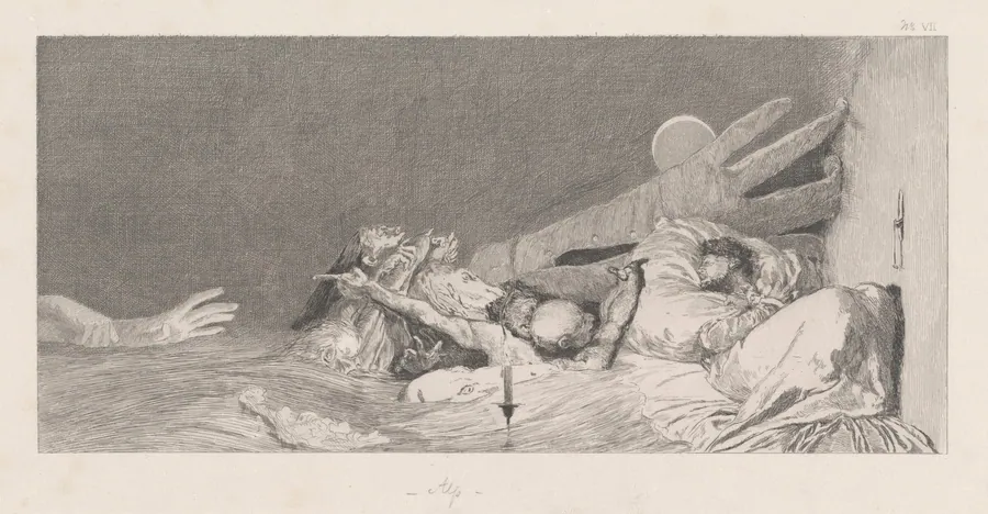 Anxieties (Ängste) by Max Klinger