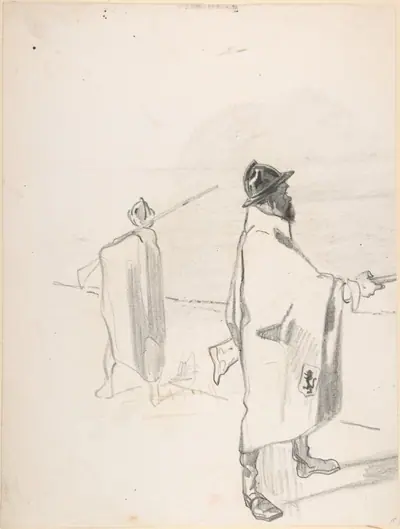 Two Belgian soldiers