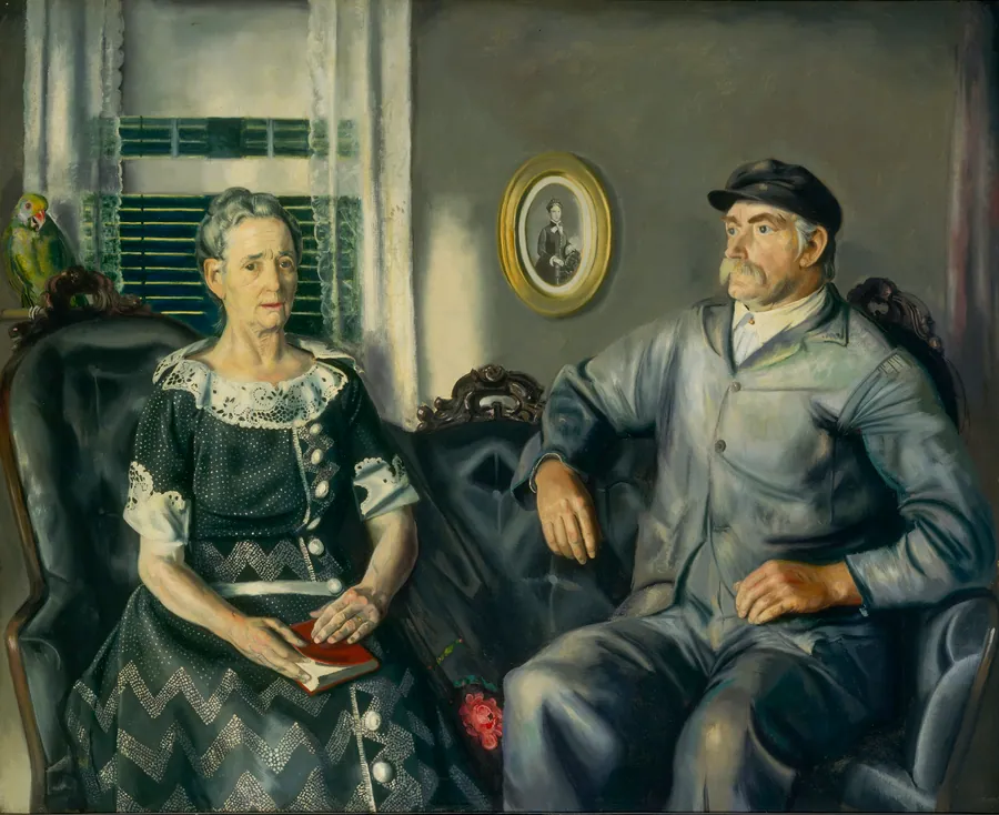 Mr. and Mrs. Phillip Wase by George Bellows, born Columbus, OH 1882-died New York City 1925