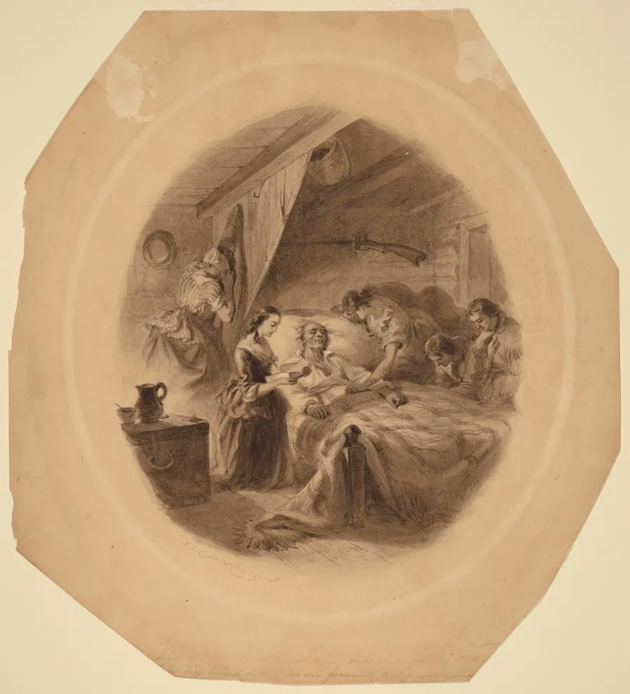 The Squatter's Death by Felix Octavius Carr Darley