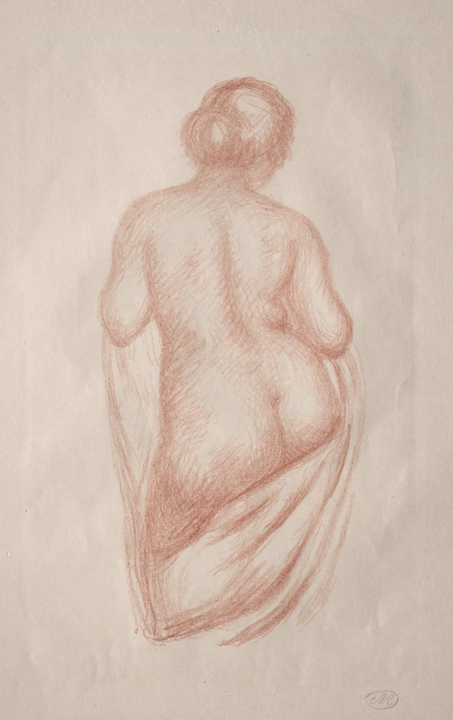 Woman Seen from the Back by Aristide Maillol