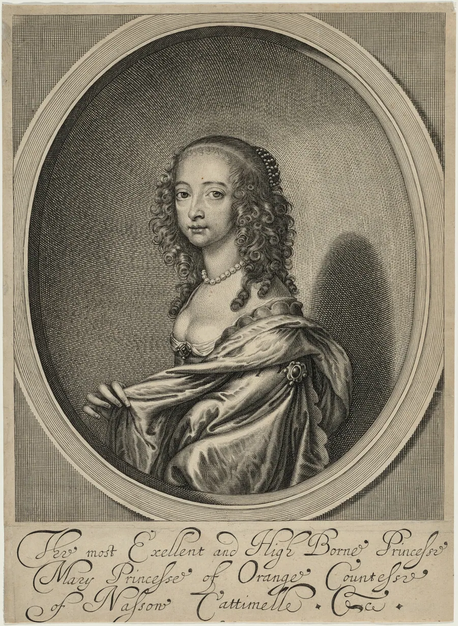 Mary, Princess of Orange by William Faithorne