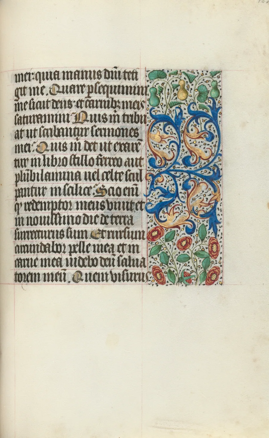 Book of Hours (Use of Rouen): fol. 132r by Master of the Geneva Latini