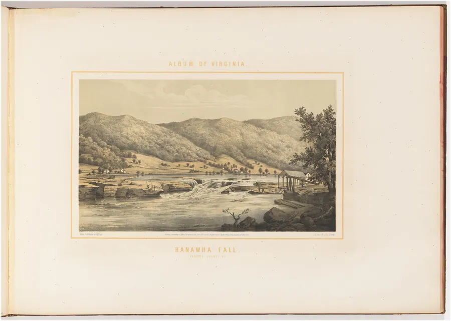 Kanawha Fall by Edward Beyer