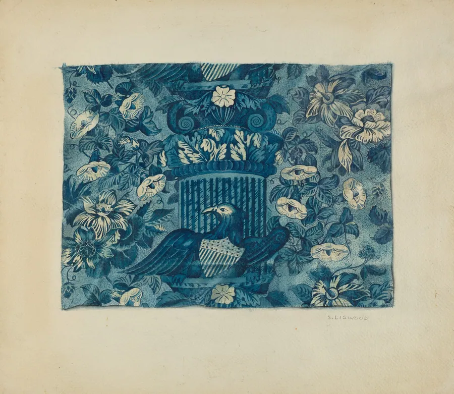 Printed Textile by Sidney Liswood