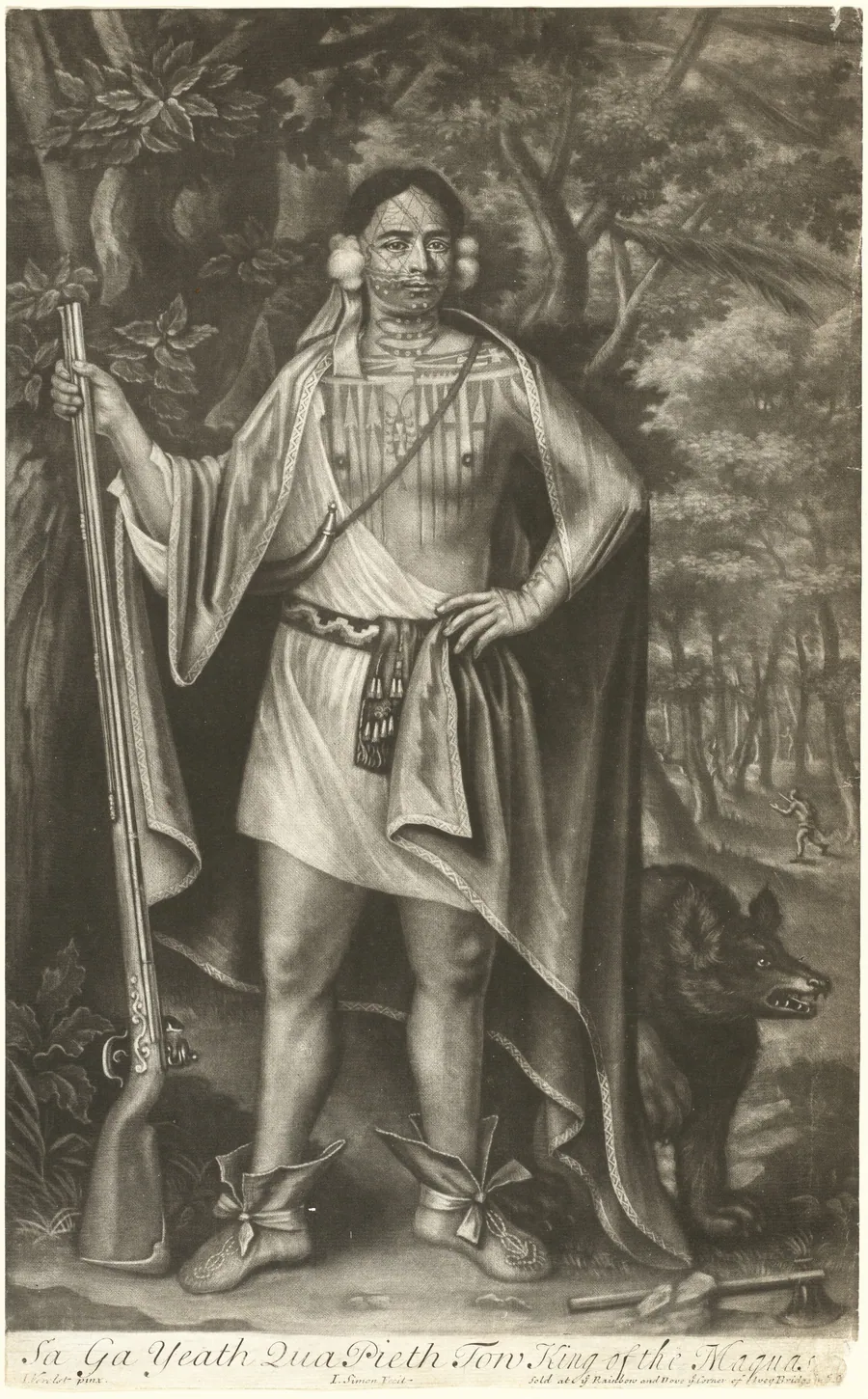 Sa Ga Yeath Qua Pieth Tow, King of the Maquas by John Simon