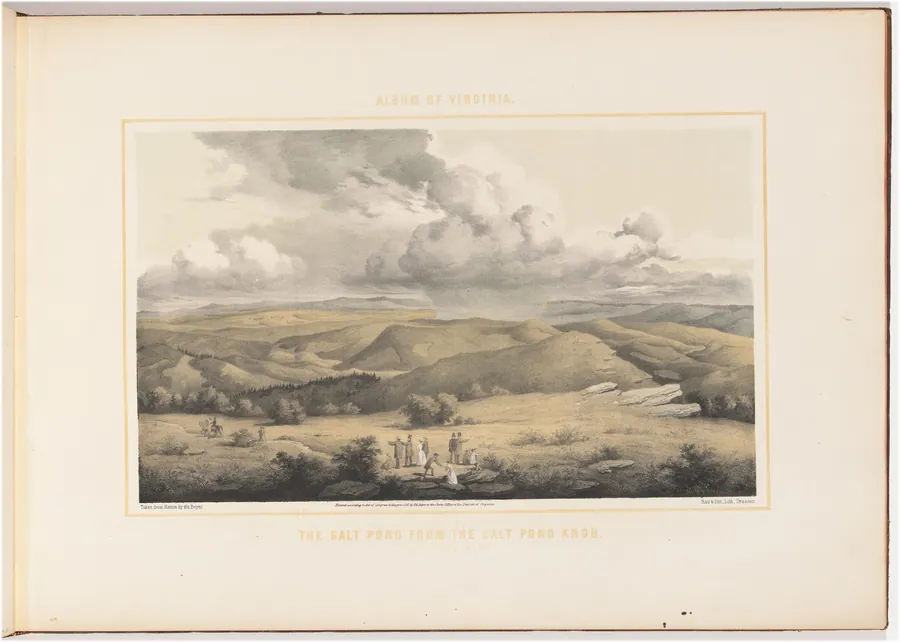 The Salt Pond from the Salt Pond Knob, No. 2 by Edward Beyer