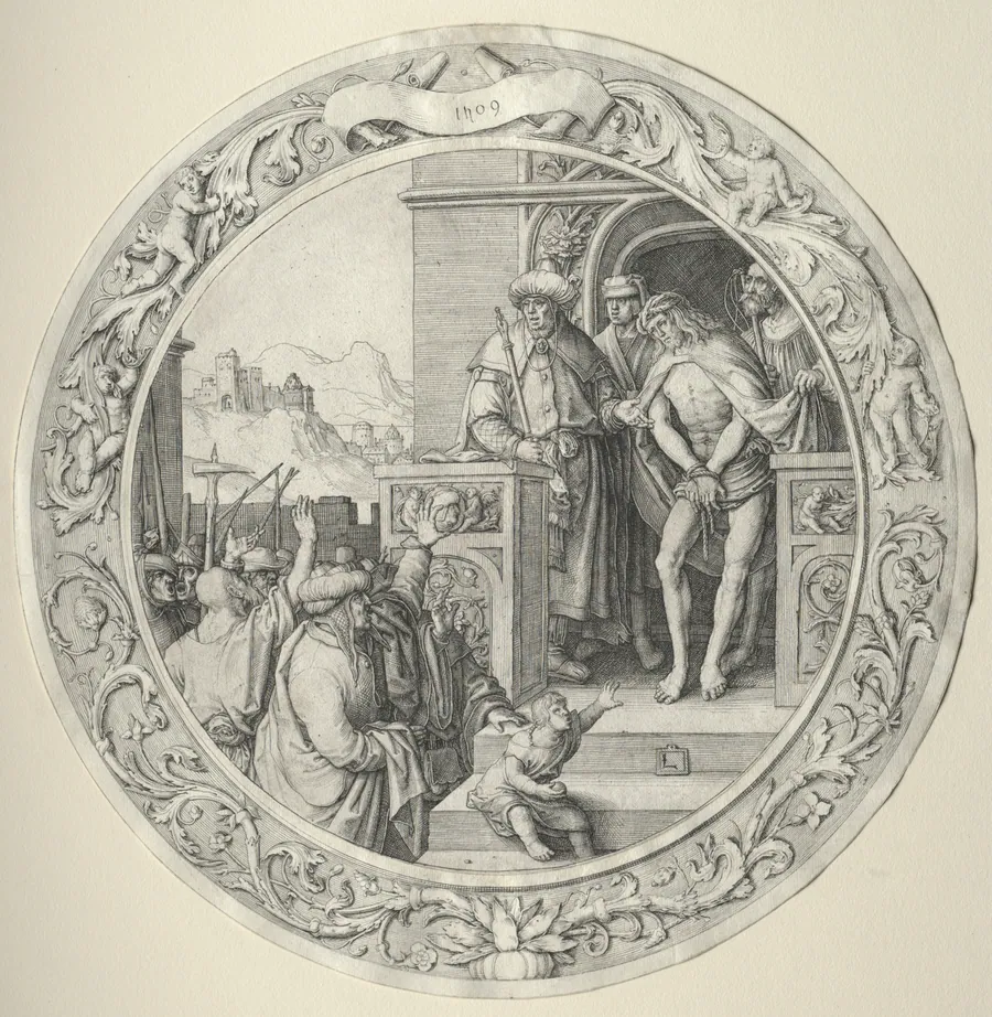 The Round Passion: Christ Presented to the People by Lucas van Leyden