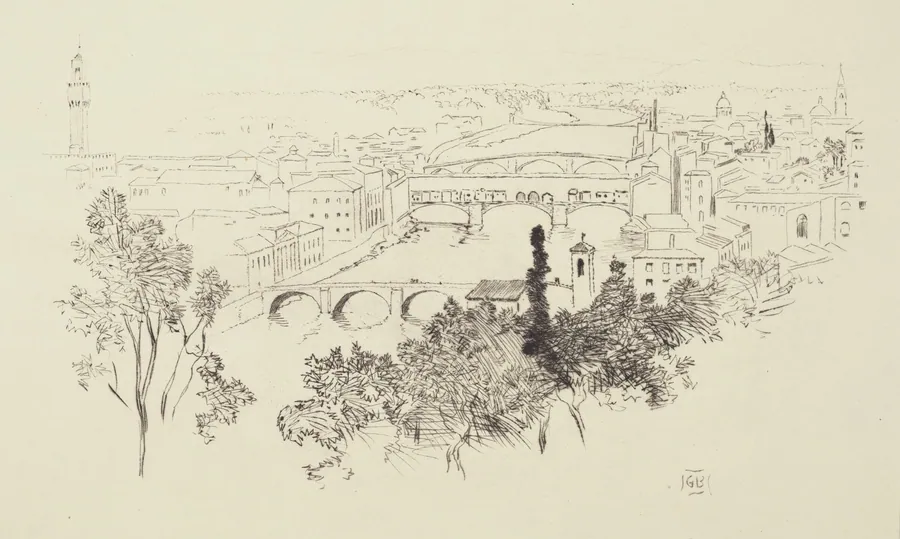 Sketch of Florence by George Elbert Burr