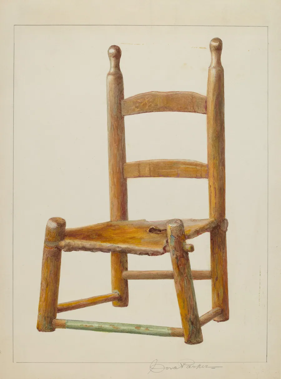 Child's chair by Cora Parker